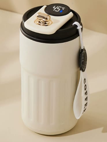 316 Stainless Steel Smart Vacuum Flask β LED Touch Temperature Display Thermos Bottle with Portable Strap