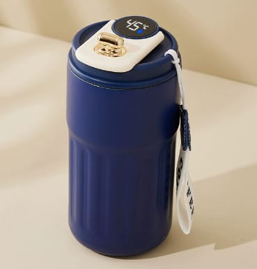 316 Stainless Steel Smart Vacuum Flask β LED Touch Temperature Display Thermos Bottle with Portable Strap
