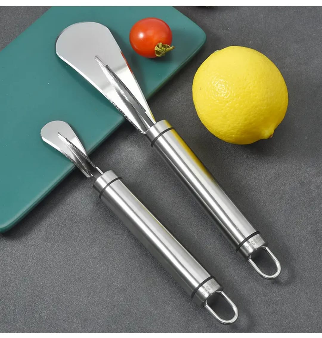Stainless Steel Fruit Peeler Knife – 304 Steel Orange, Pomelo & Grapefruit Peeler
