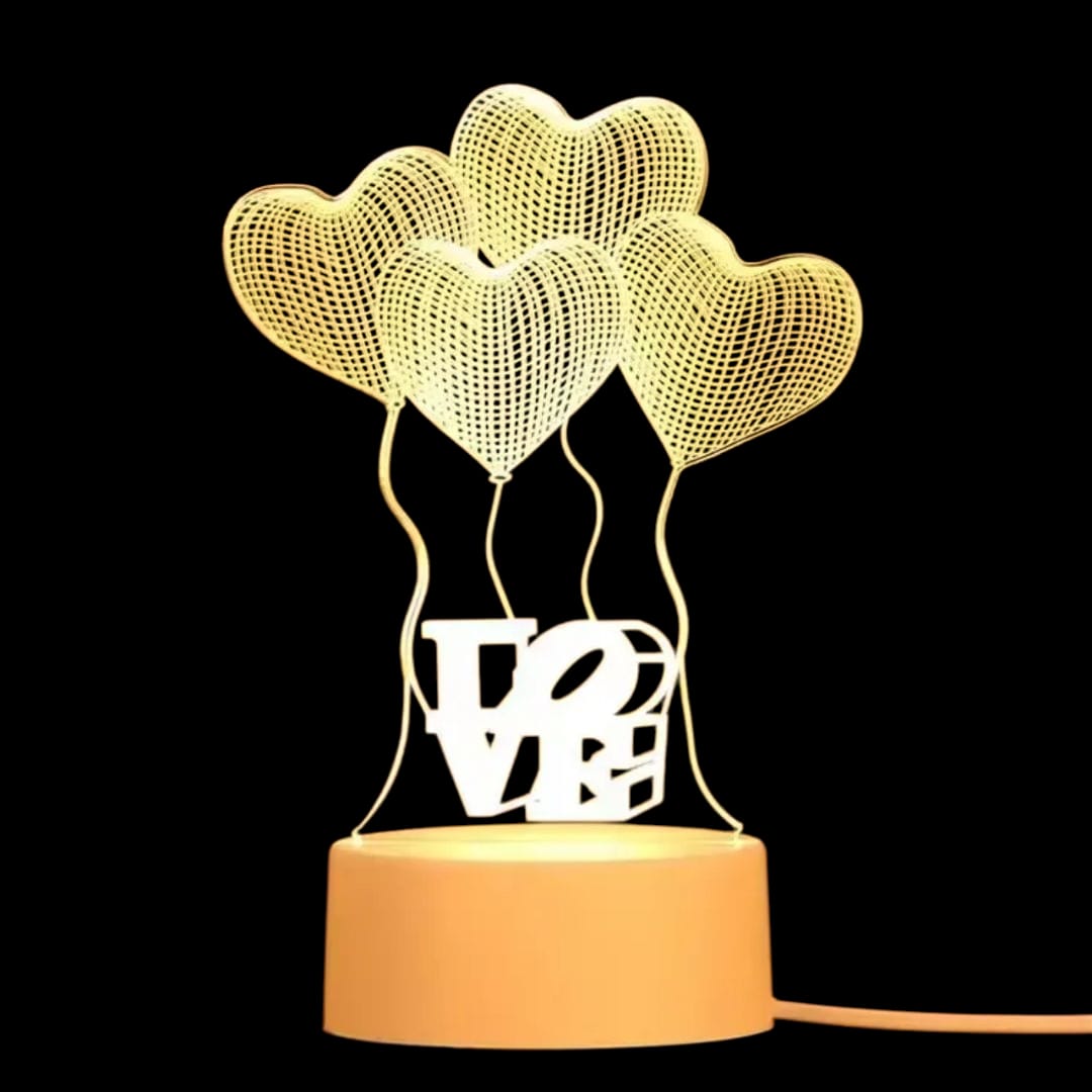 LED 3D Illusion Night Light Lamp Base | 7 Color & 16 Color RGB Light Base for Acrylic Lamps