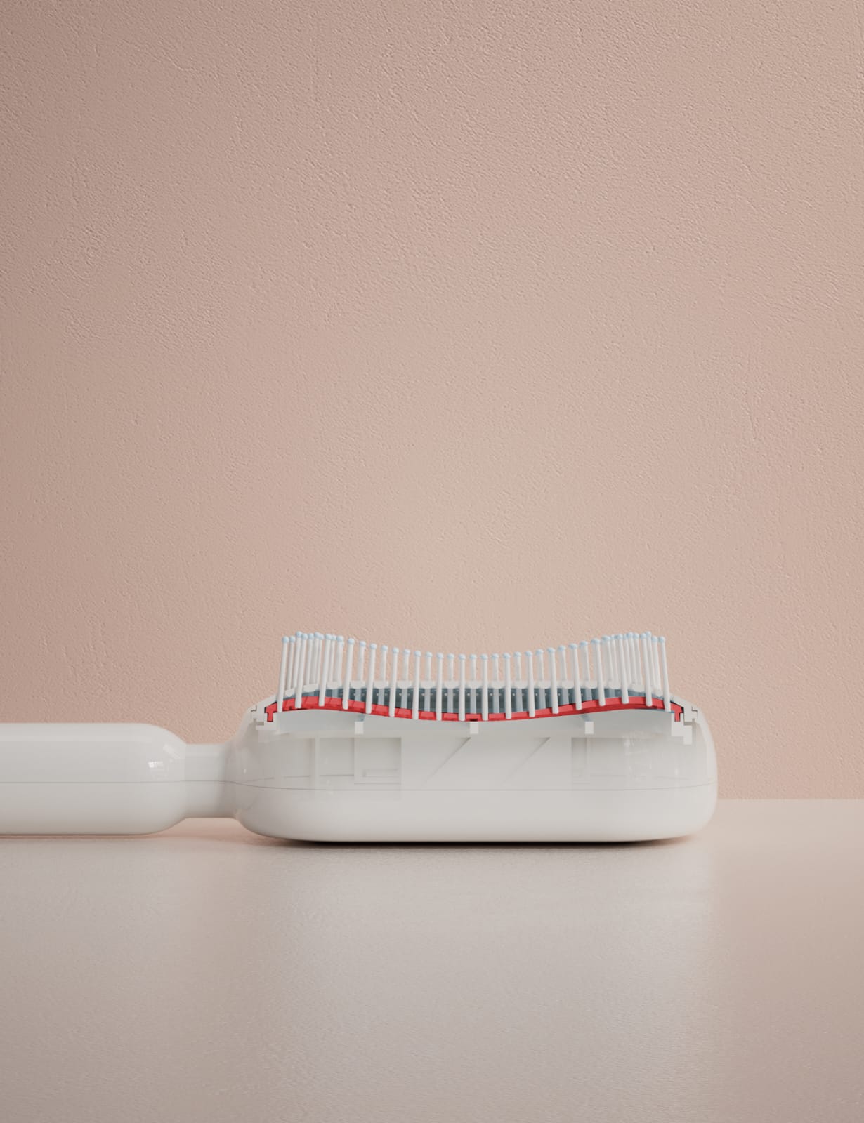 Retractable Self-Cleaning Hair Brush | Scalp Massager & One-Push Hair Remover