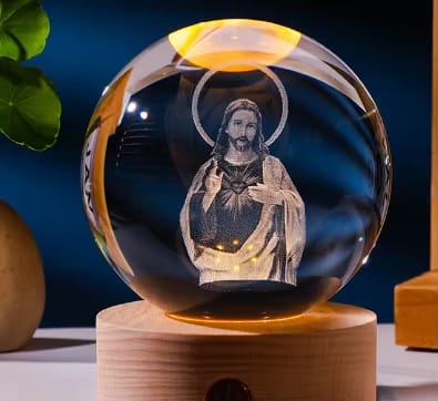Sacred heart of Jesus, 3D night lamp