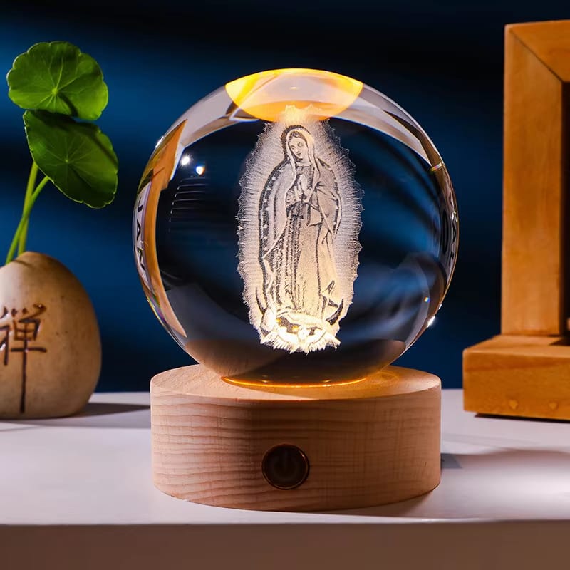 Virgin Mary 3D night lamp