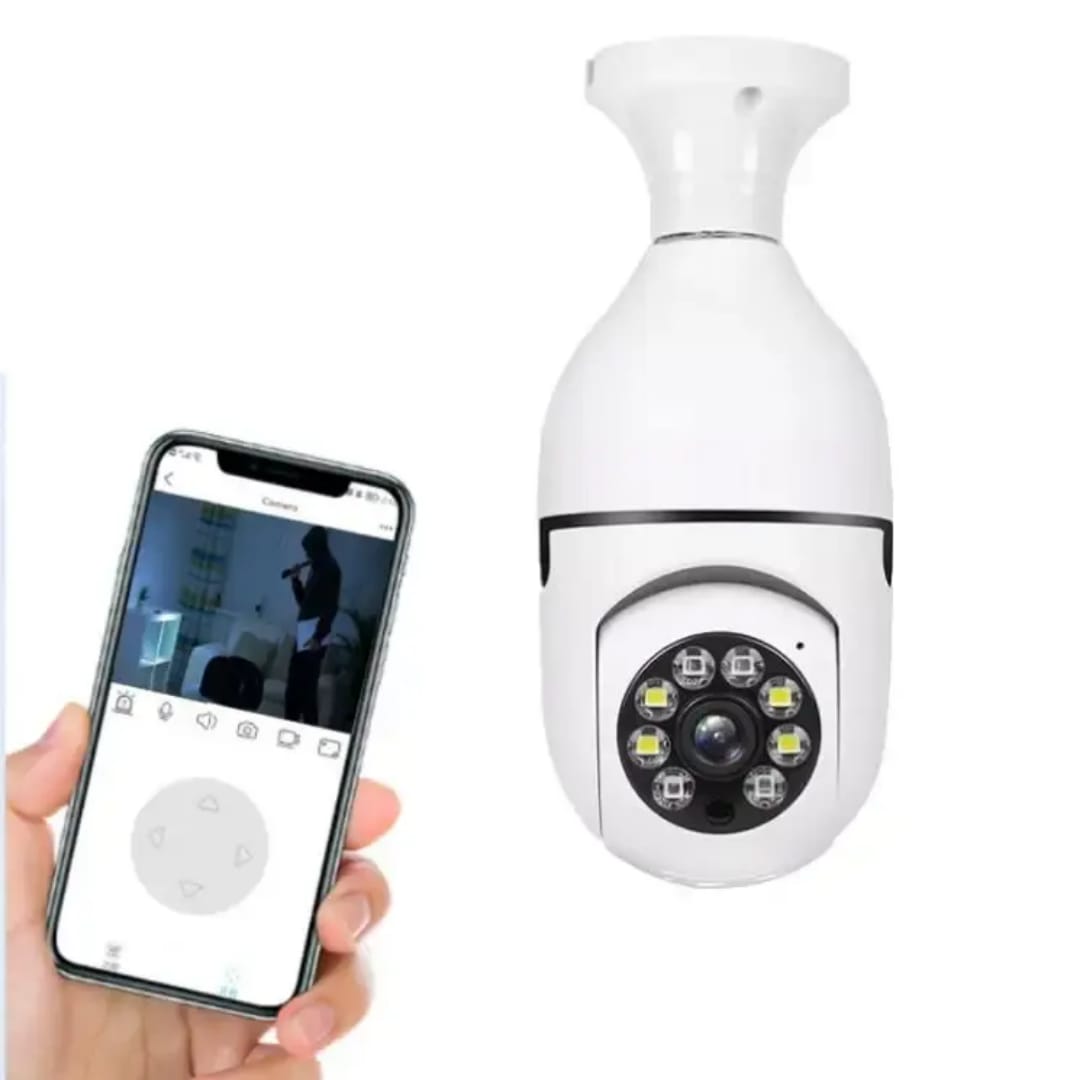 كاميرا مراقبة ذكية مزودة بمصباح LED | واي فاي، رؤية ليلية، اتصال قريب المدى (NFC)، تسجيل، عرض، مقاومة للعوامل الجوية
