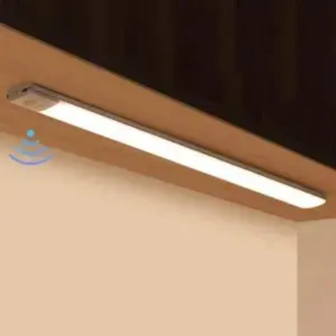 Smart Rechargeable LED Motion Sensor Cabinet Light | Aluminum Alloy Under Cabinet Lamp