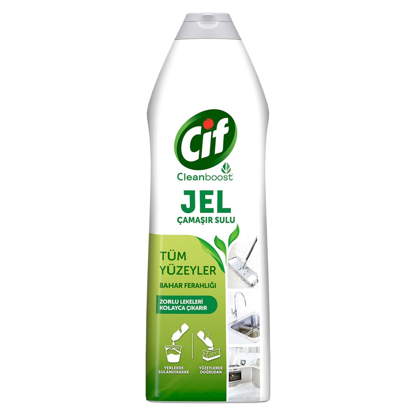 Cif Gel Cleaner – Powerful Antibacterial Gel for Tough Stains & Shine on All Surfaces