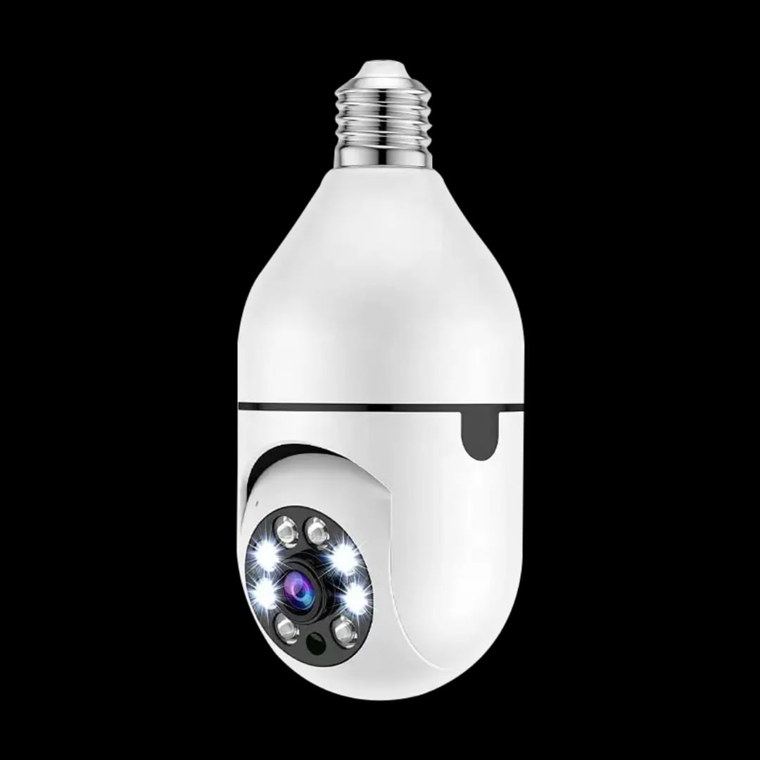 كاميرا مراقبة ذكية مزودة بمصباح LED | واي فاي، رؤية ليلية، اتصال قريب المدى (NFC)، تسجيل، عرض، مقاومة للعوامل الجوية