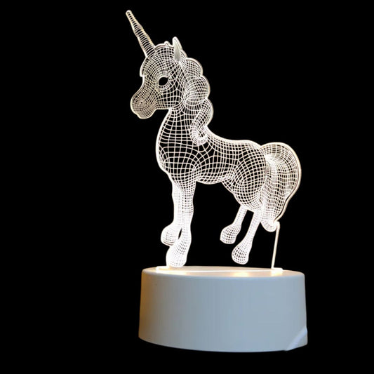 LED 3D Illusion Night Light Lamp Base | 7 Color & 16 Color RGB Light Base for Acrylic Lamps