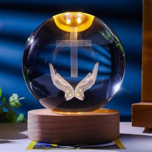 Praying hands 3D night lamp