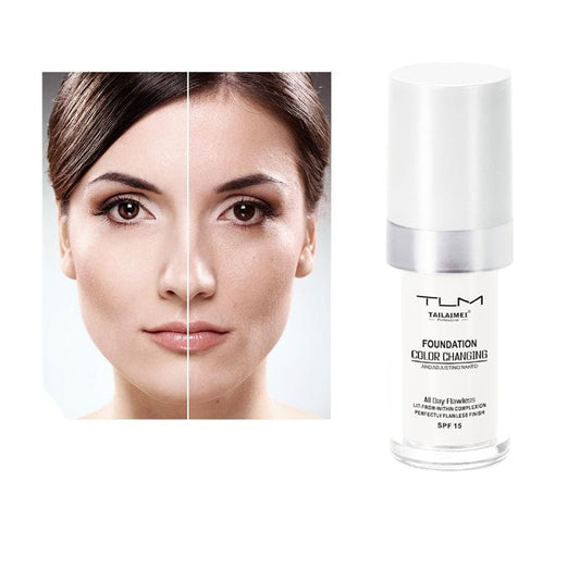 Full Coverage Matte Foundation | SPF15 Waterproof Long-Lasting Liquid Makeup