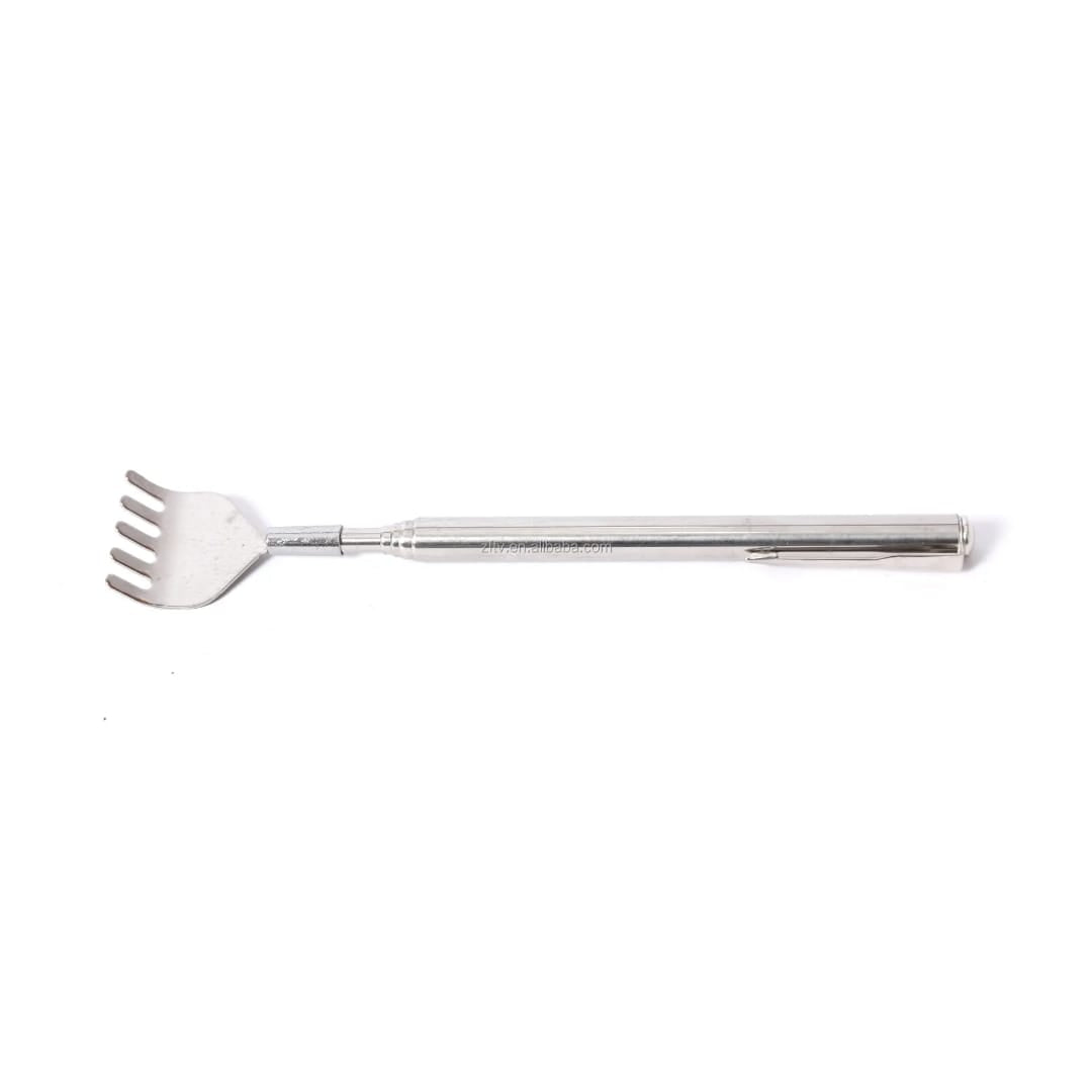 Stainless Steel Telescopic Back Scratcher – Portable Pen Clip Itch Relief Tool