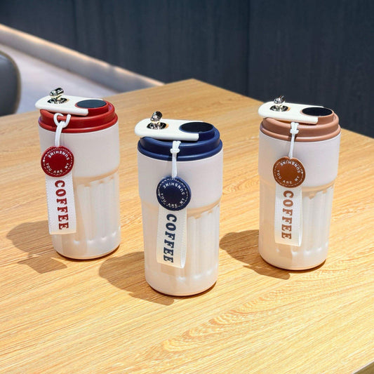 316 Stainless Steel Smart Vacuum Flask – LED Touch Temperature Display Thermos Bottle with Portable Strap